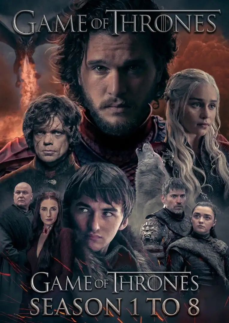 Game of thrones season 1 to 8